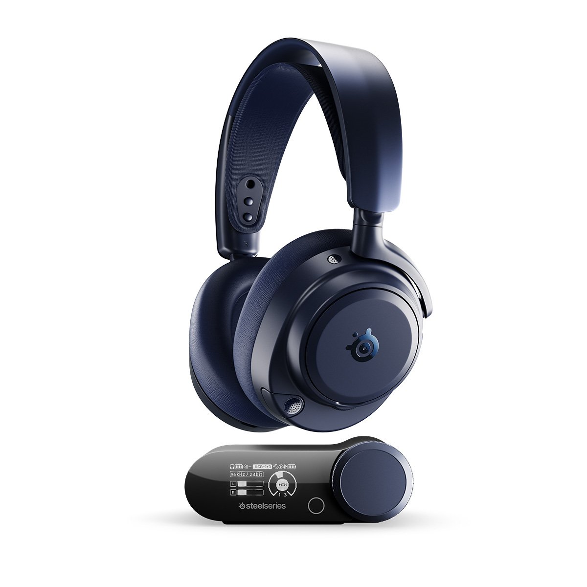 SteelSeries Arctis Nova Pro Omni ANC主動降噪 無線遊戲耳機(61723)(午夜藍)