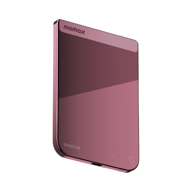 MOMAX 1-Power S.Pass Air 5000mAh 超薄磁吸流動電源(IP180)(紅色)