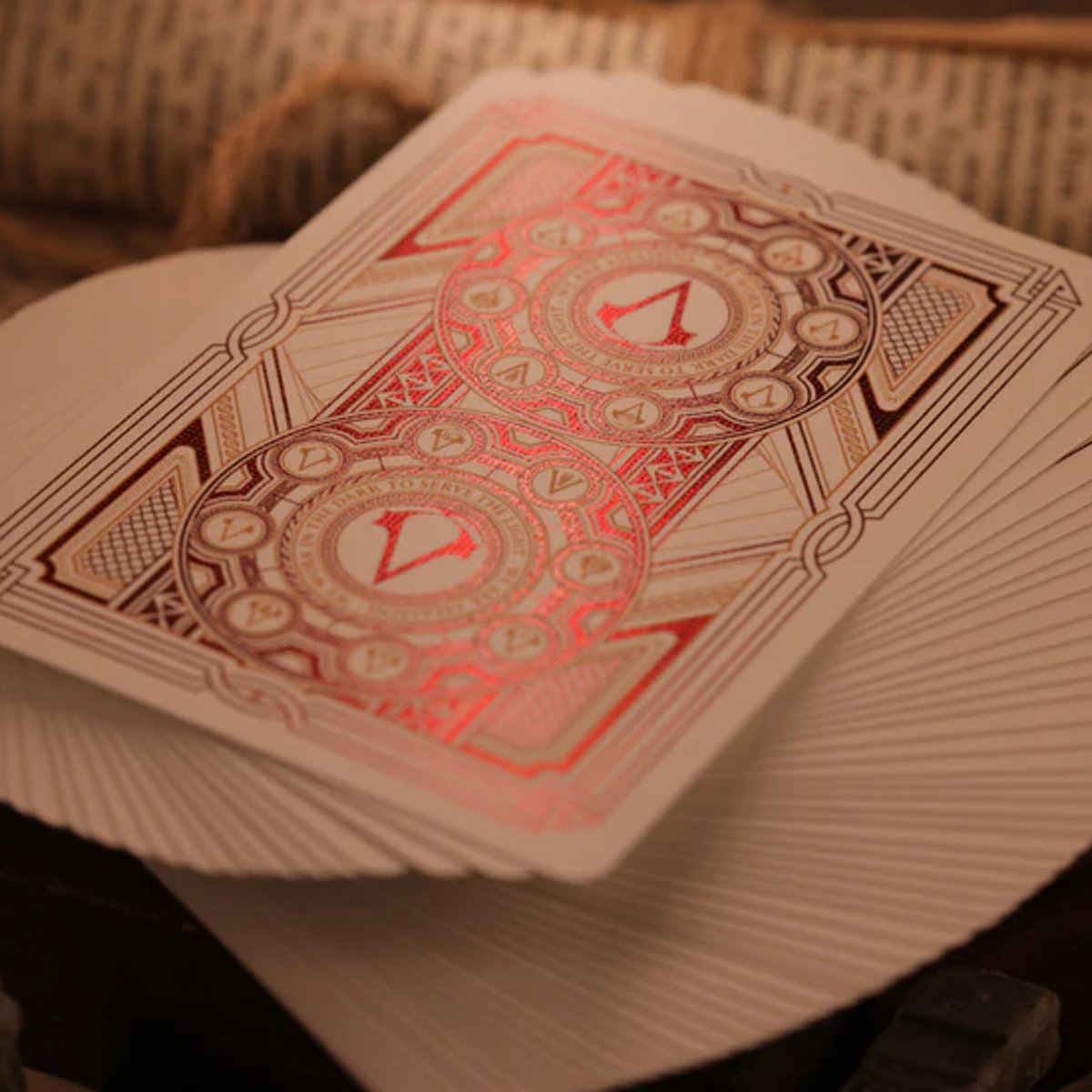 Room One Cards《Assassins Creed Legacy Ver. II》Playing Cards 啤牌(Garnet Hidden Blade Edition)