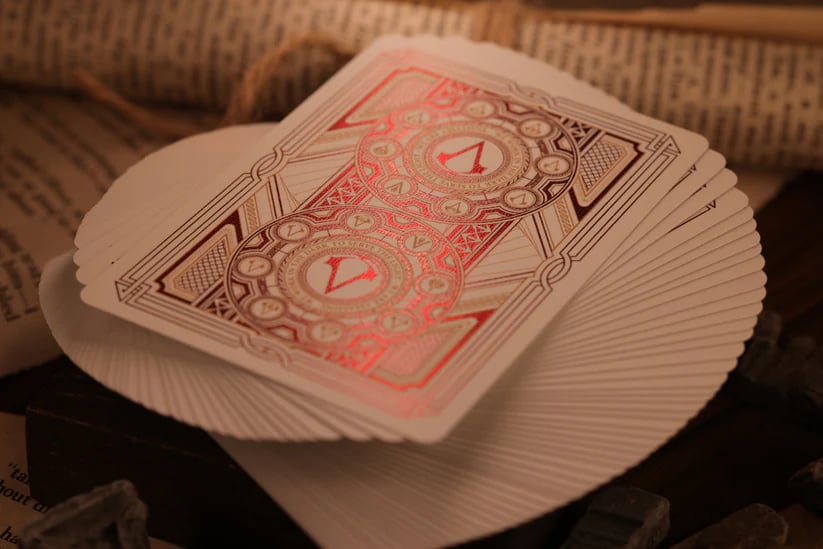 Room One Cards《Assassins Creed Legacy Ver. II》Playing Cards 啤牌(Garnet Hidden Blade Edition)