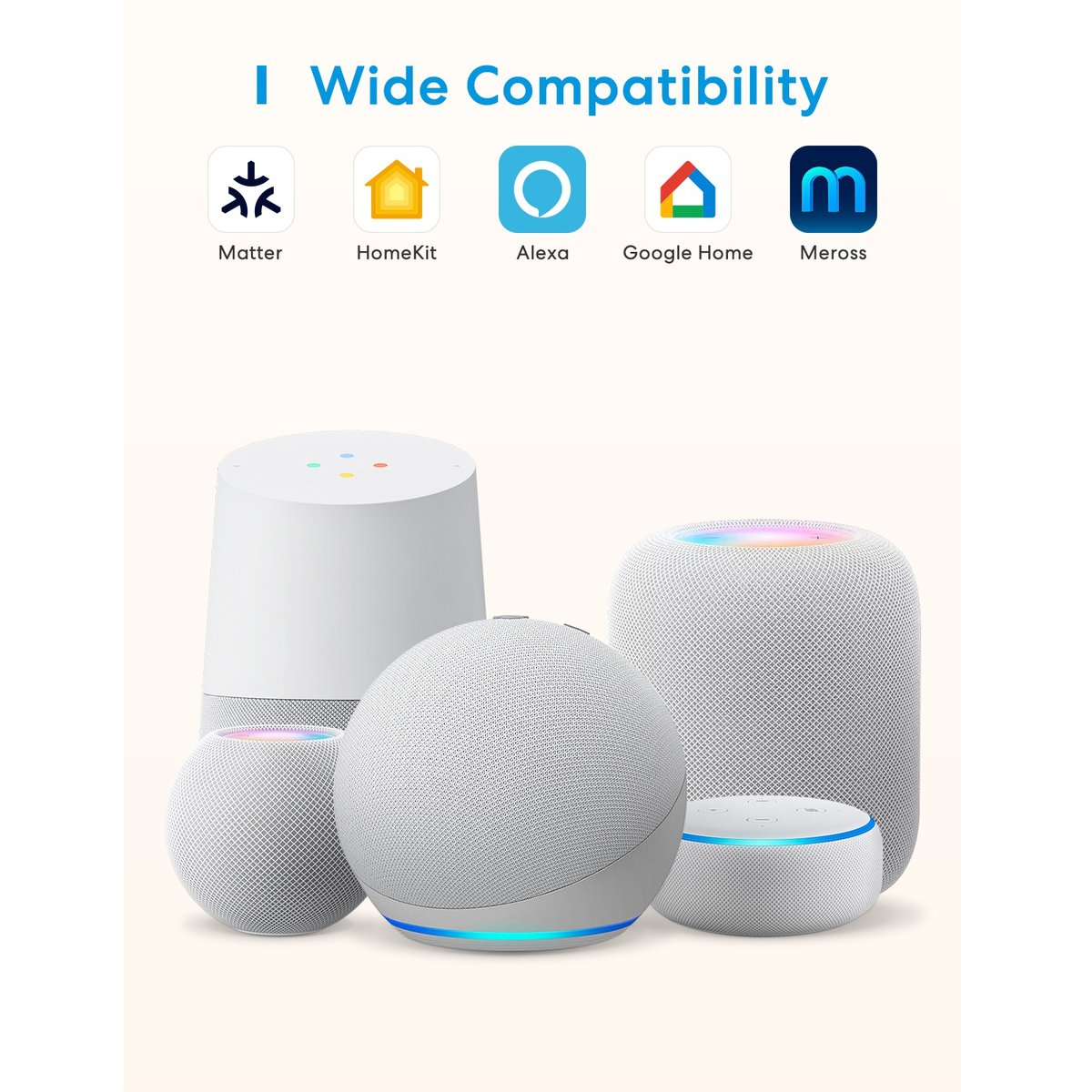 Meross MSH450MA Matter Wi-Fi 智能網關 (Hub)