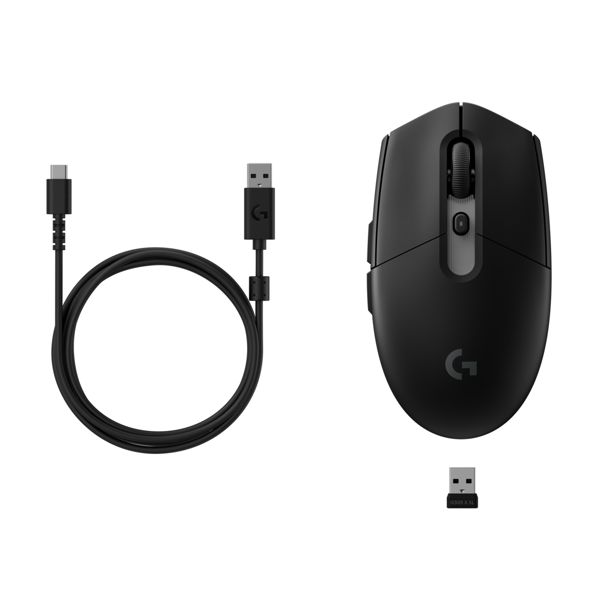 Logitech G304 X SUPERLIGHT 無線電競滑鼠(黑色)