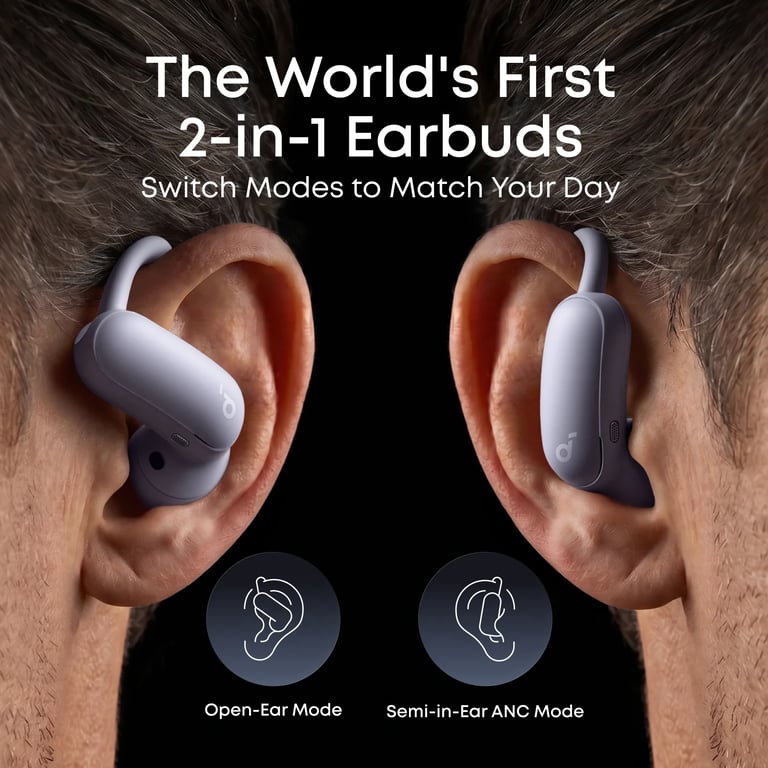 Anker Soundcore AeroFit 2 Pro 開放式氣導運動無線藍牙耳機 (A3875)(紫色)