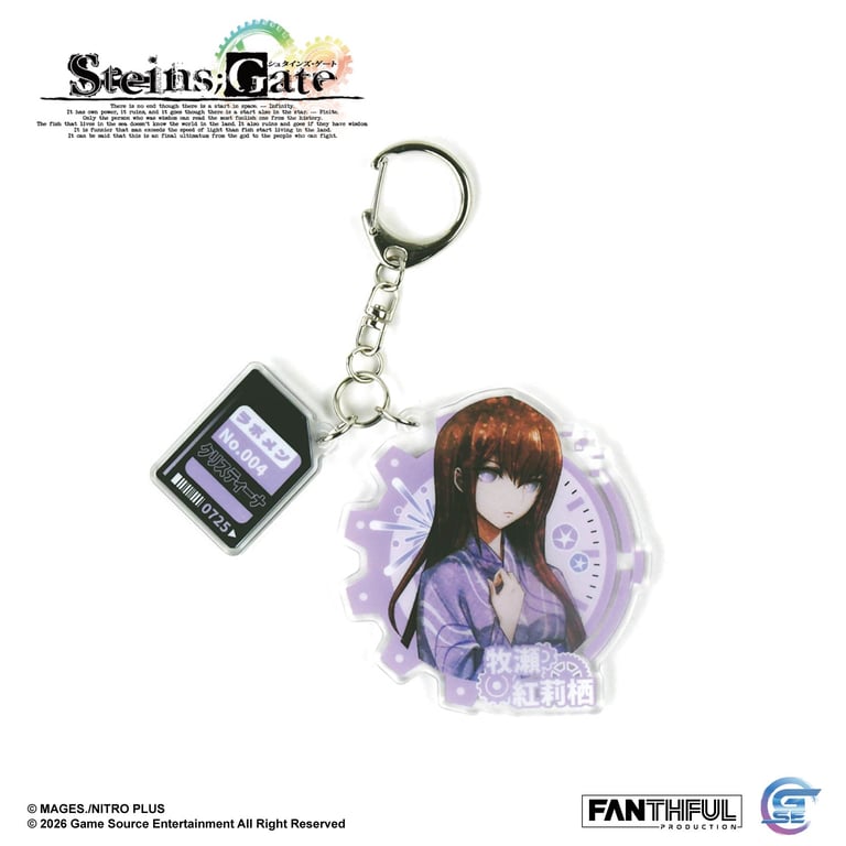 Fanthful《命運石之門》STEINS;GATE 壓克力掛件盲盒(整盒10款)