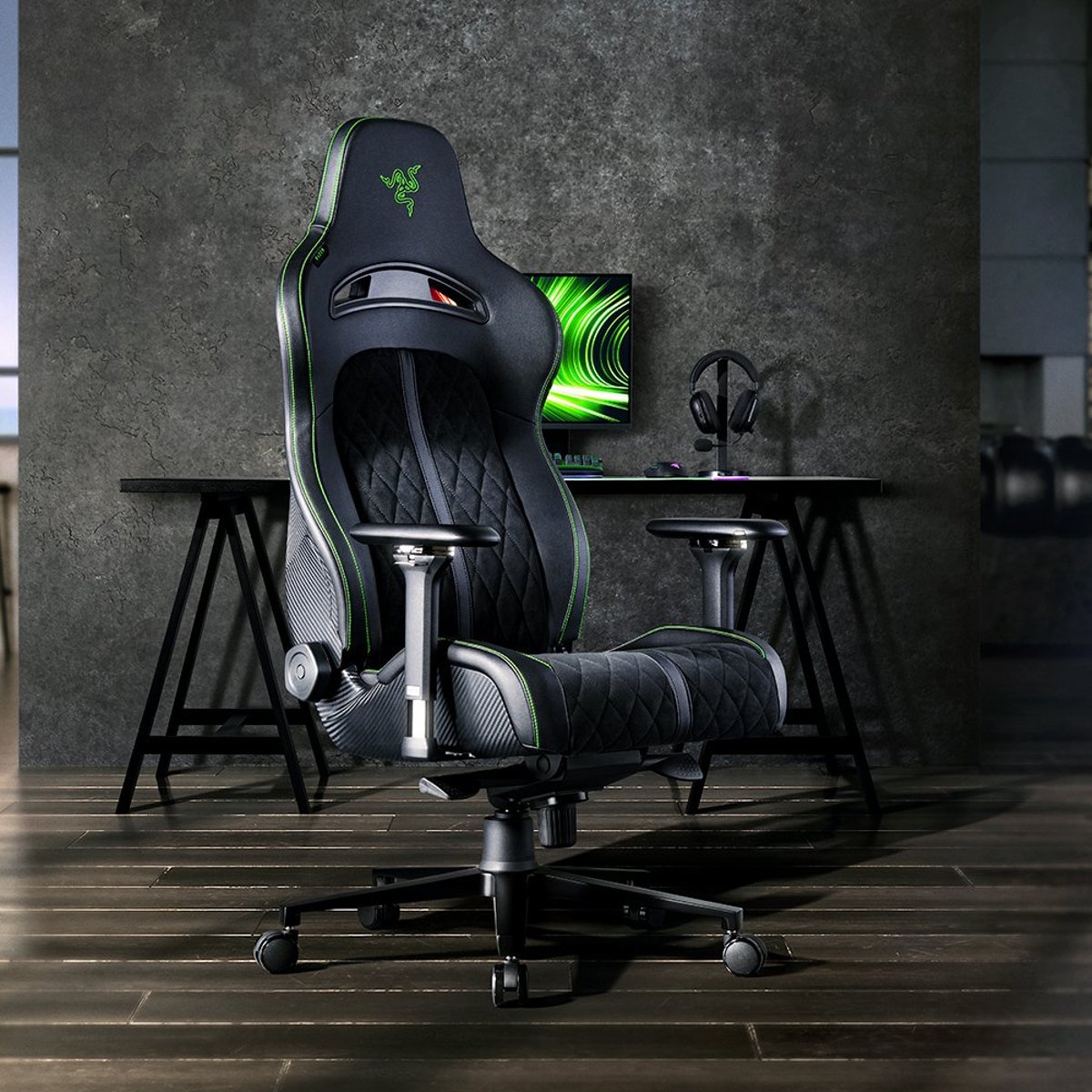 C406 Razer Enki Pro 頂級人體工學電競椅