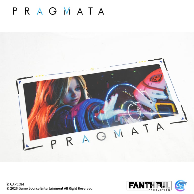 Fanthful《人機迷網》Pragmata 純棉T-Shirt(S-白色)
