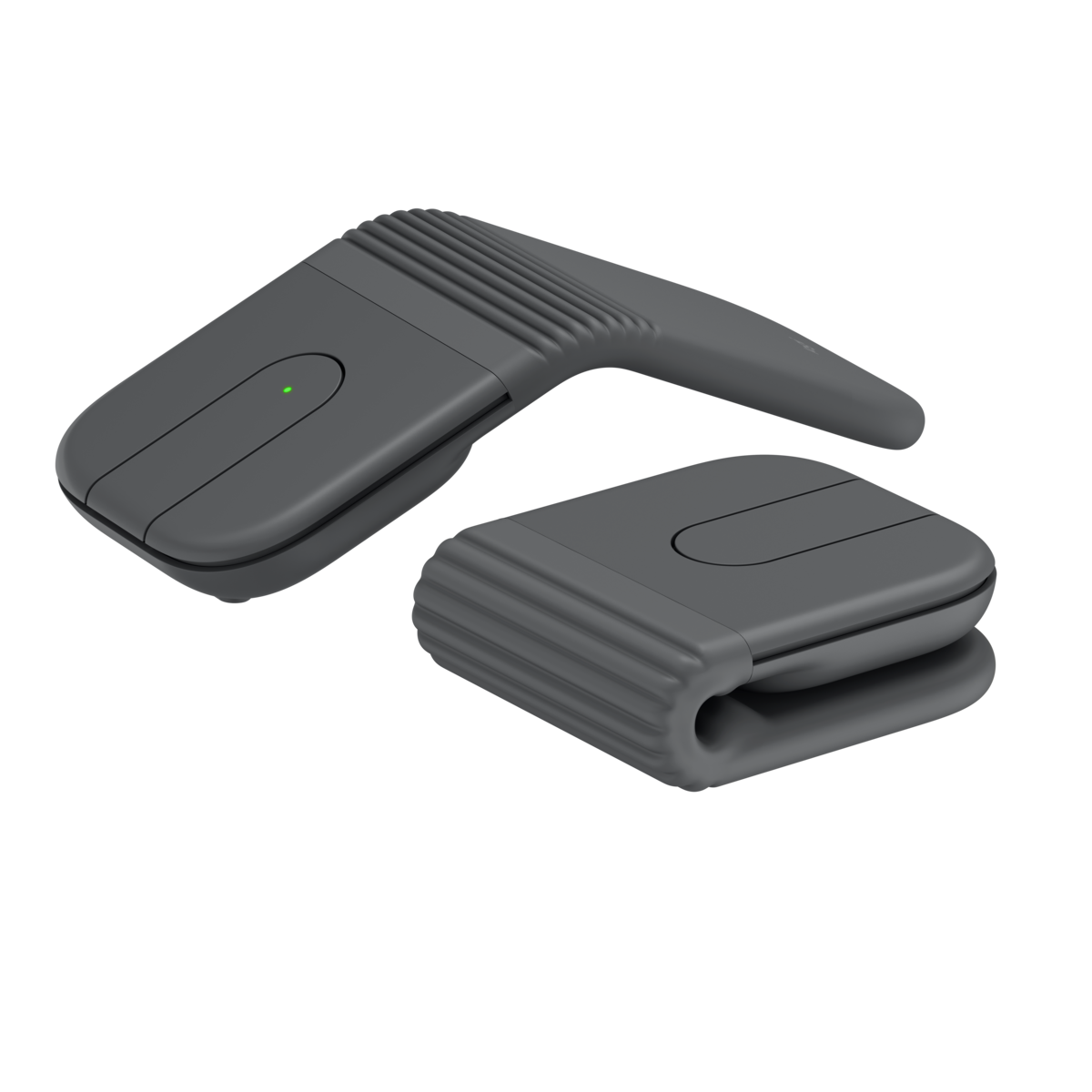 Logitech Mobi 無線摺疊滑鼠(石墨灰)