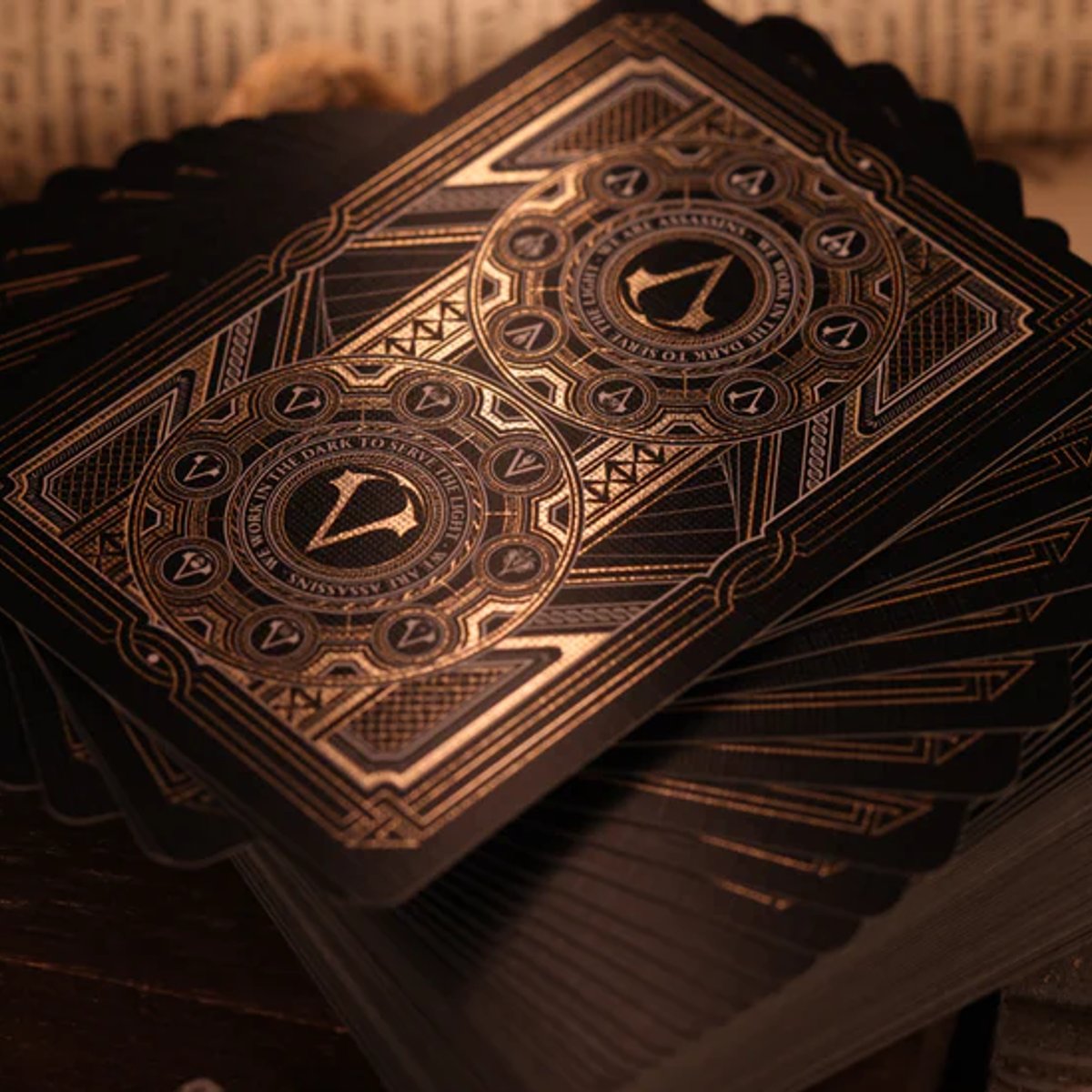 Room One Cards《Assassins Creed Legacy Ver. II》Playing Cards 啤牌(Onyx Hidden Blade Edition)