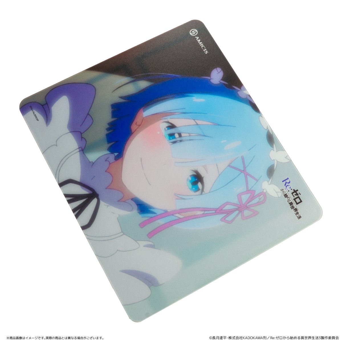 AMICIS ✕ 《Re:從零開始的異世界生活》玻璃滑鼠墊(蕾姆 - 350x300mm)