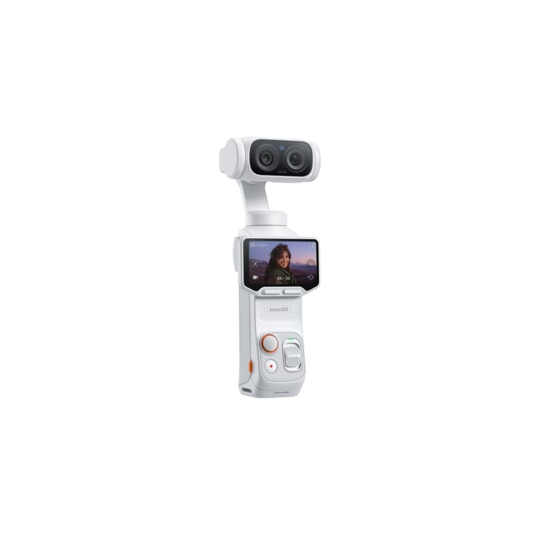 Insta360 Luna Ultra 三軸 8K 徠卡雙鏡頭旗艦雲台相機(標準套裝-月光白)