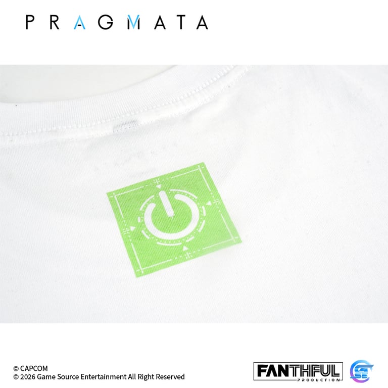 Fanthful《人機迷網》Pragmata 純棉T-Shirt(L-白色)