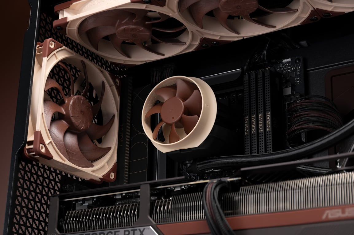 Noctua NF-ACF1 80mm 輔助冷卻風扇(Noctua液冷頭用)(Auxiliary)