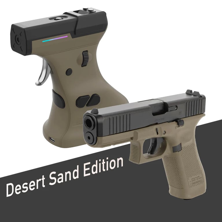 RAGNOK ErgoStrike7 FPS 專用槍型三模無線滑鼠(Desert Sand)