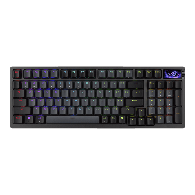 ASUS ROG AZOTH 96 HE Lite 8KHz 磁軸無線遊戲鍵盤(黑色-Lite)