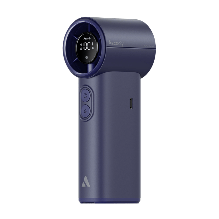 AECOOLY PM02 Cold Air 氣動冰霧高速風扇(藍色)