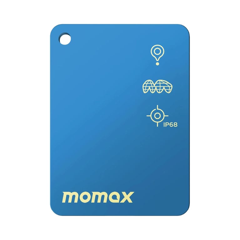 MOMAX PinCard² X Mini 可充電迷你全球定位器(BR22)(藍色)