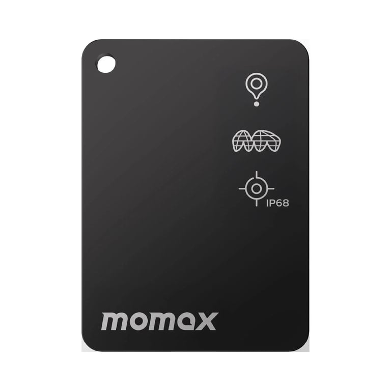 MOMAX PinCard² X Mini 可充電迷你全球定位器(BR22)(黑色)
