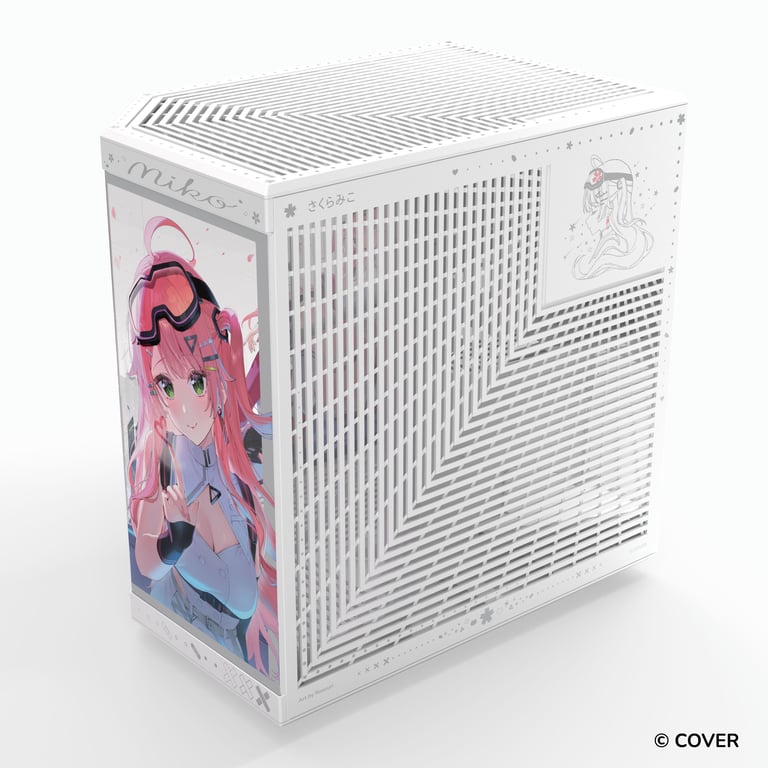 HYTE Y70 Sakura Miko 櫻巫女 雙腔中塔式 ATX機箱(白色)