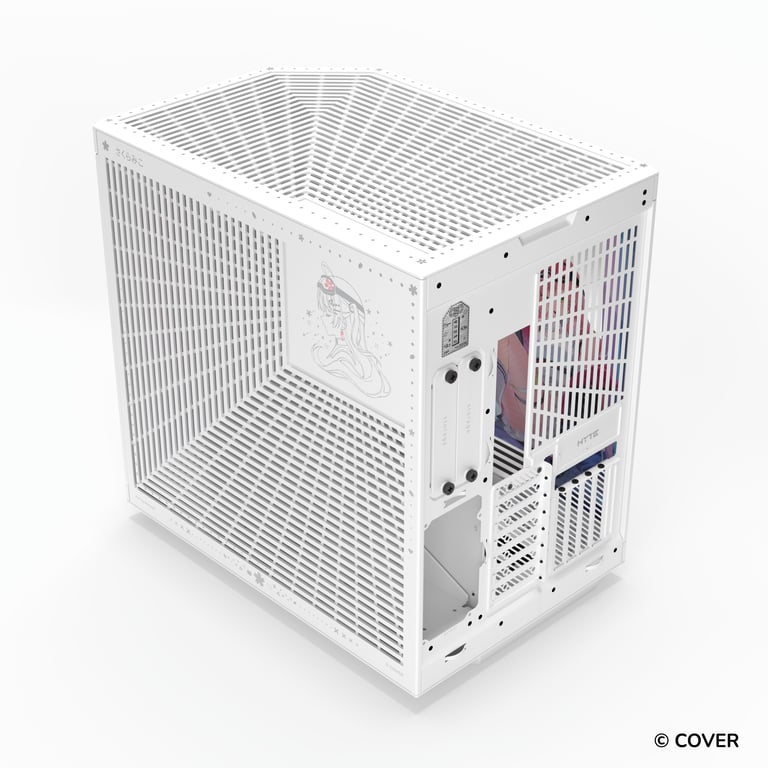 HYTE Y70 Sakura Miko 櫻巫女 雙腔中塔式 ATX機箱(白色)