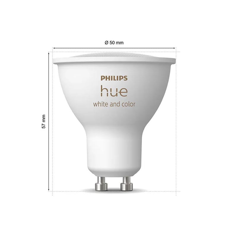 Philips Hue White and Color Ambiance 4.2W GU10 彩光+白光智能燈泡