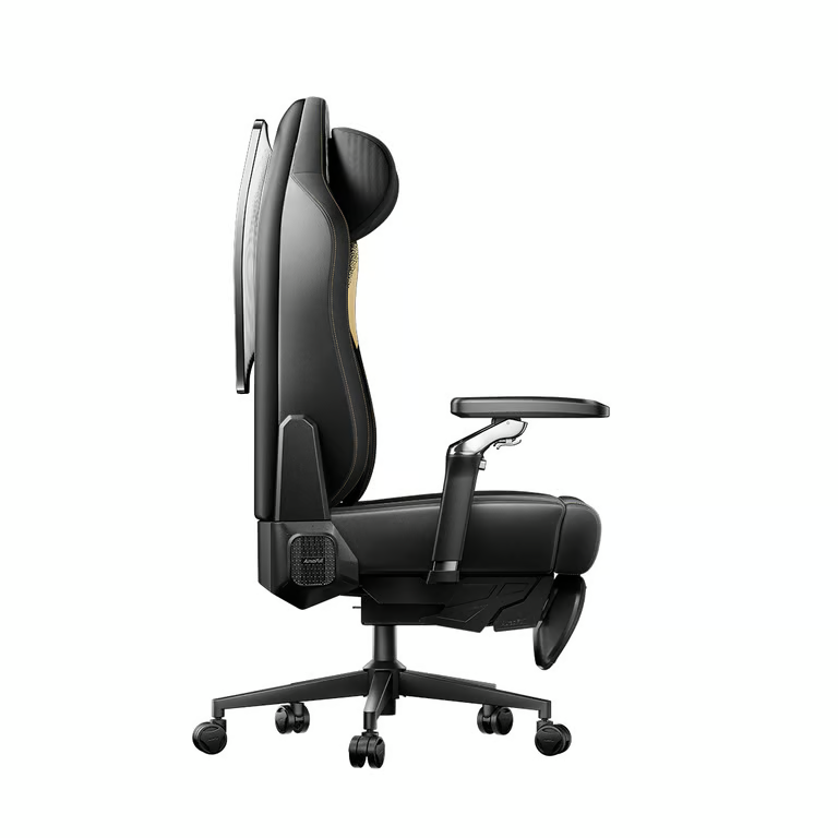 Autofull 傲風 M6系列電動人體工學電競椅(Max Plus-黑色-連腳托)