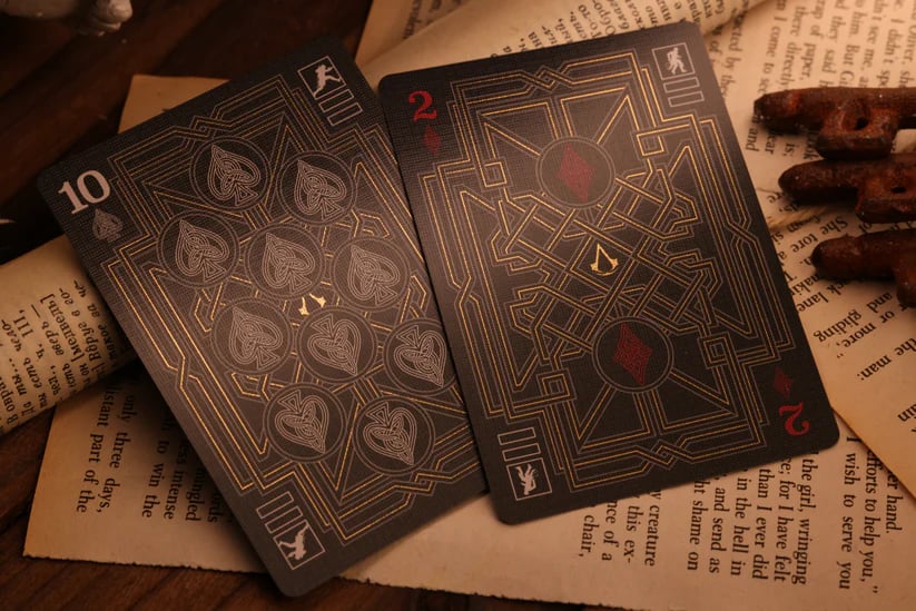 Room One Cards《Assassins Creed Legacy Ver. II》Playing Cards 啤牌(Onyx Hidden Blade Edition)