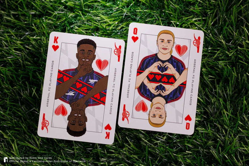 Room One Cards《Arsenal FC》Playing Cards 啤牌(Away)