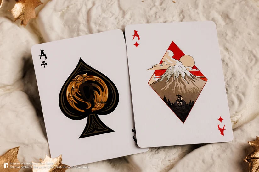 Room One Cards《Ghost of Yōtei》Playing Cards 啤牌(Black Edition)