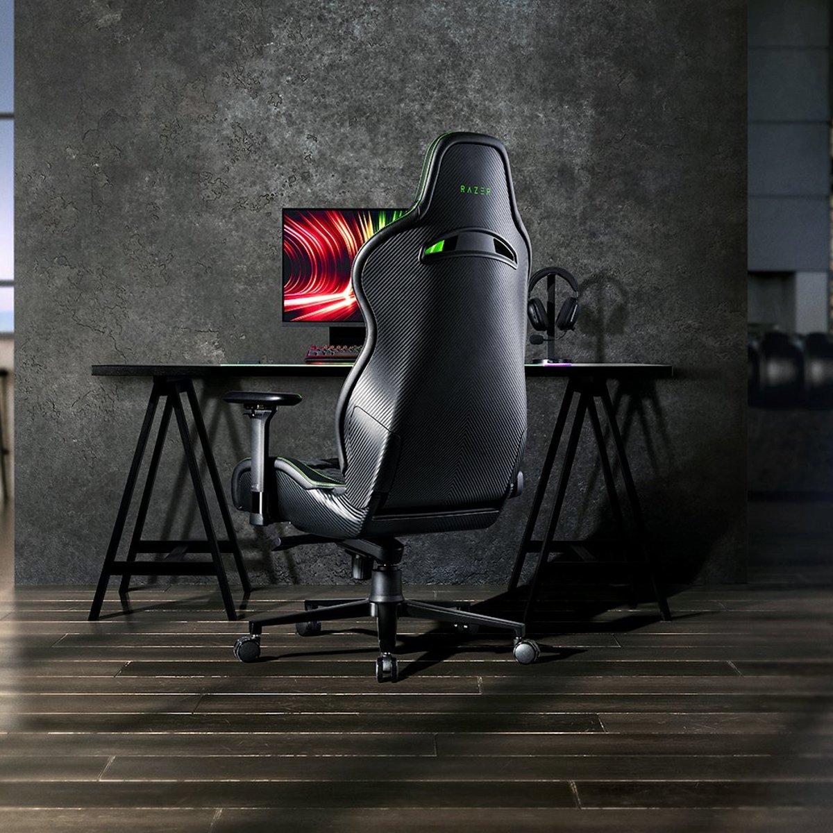 C406 Razer Enki Pro 頂級人體工學電競椅