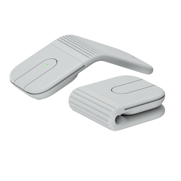 Logitech Mobi 無線摺疊滑鼠(珍珠白)