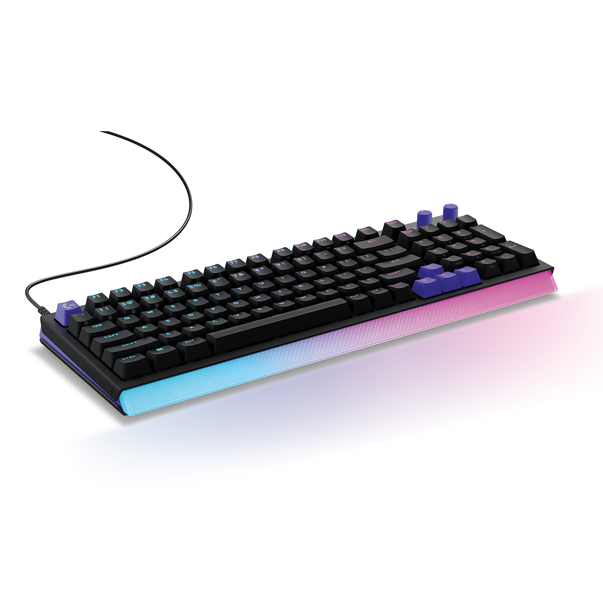 Logitech G512 X 98 類比機械雙軸有線電競鍵盤(98鍵-觸感軸-黑色)