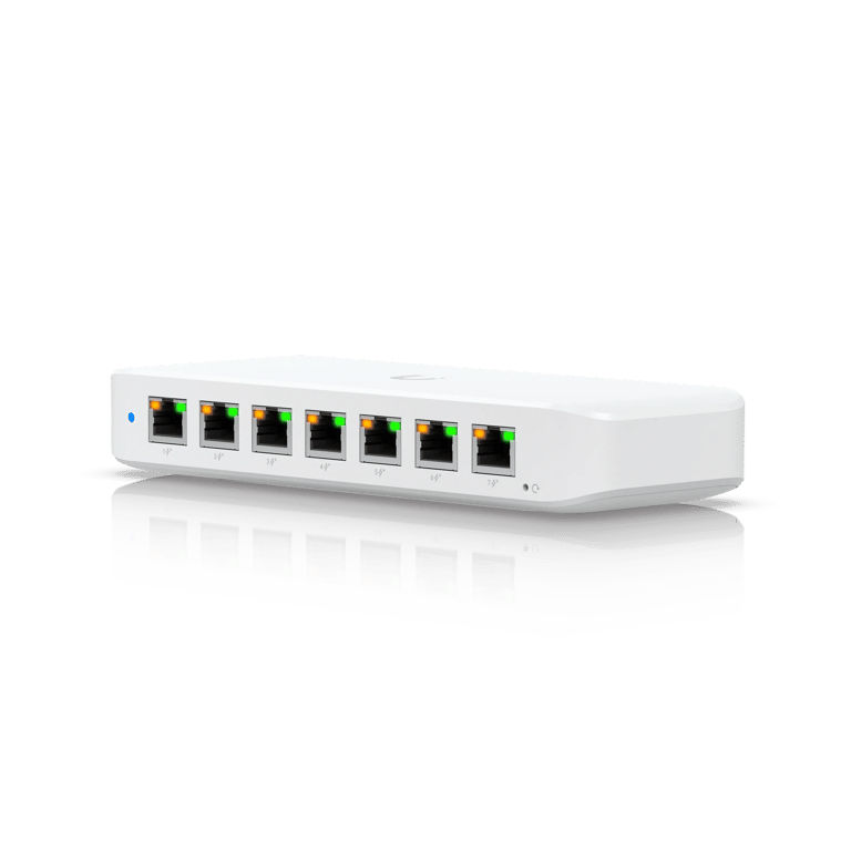 Ubiquiti UniFi Ultra 8-Port 1GbE / Versatile PoE 超薄型交換機