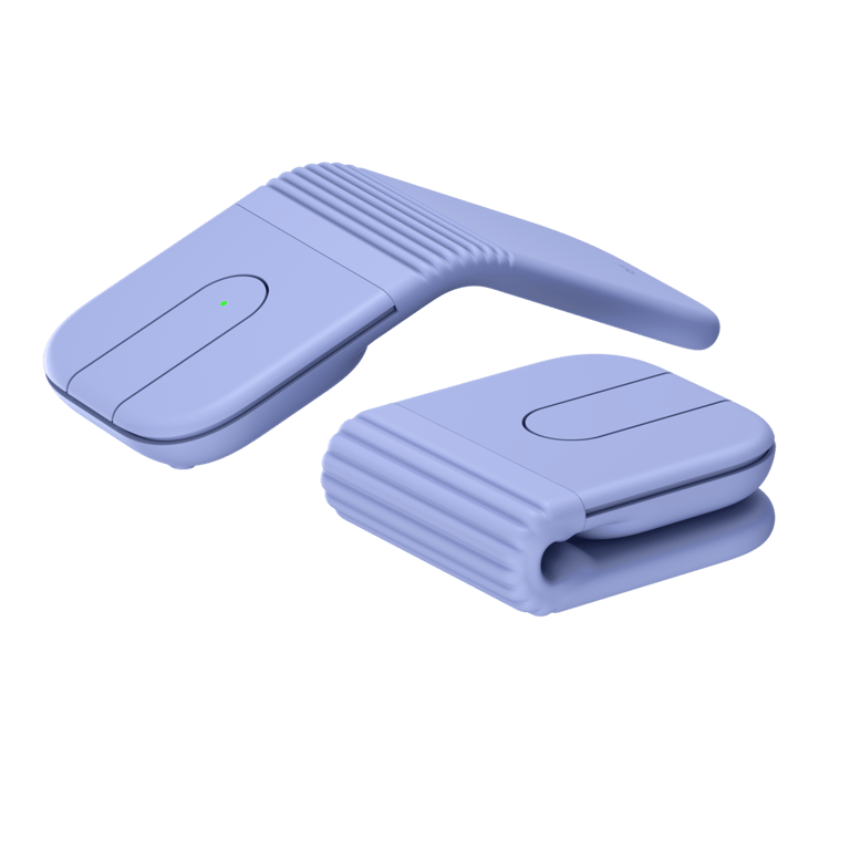 Logitech Mobi 無線摺疊滑鼠(星暮紫)