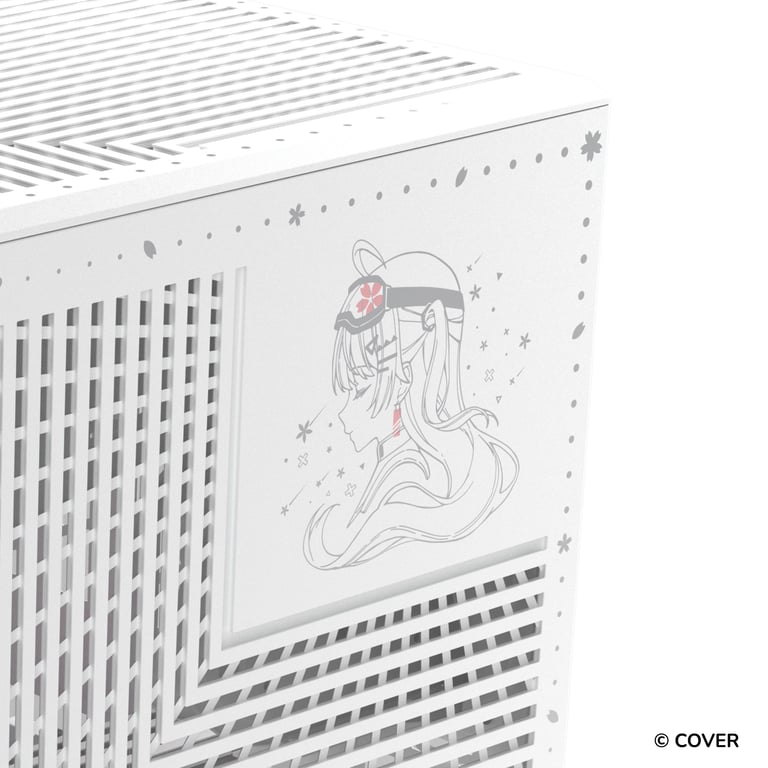 HYTE Y70 Sakura Miko 櫻巫女 雙腔中塔式 ATX機箱(白色)