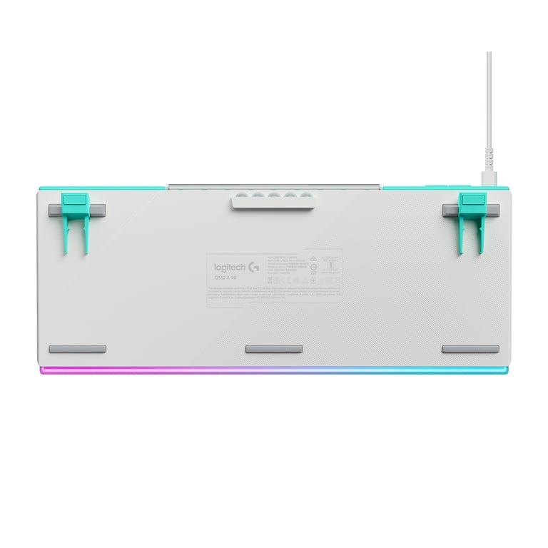 LogitechG G512 X 98 類比機械雙軸有線電競鍵盤(98鍵-線性軸-白色)