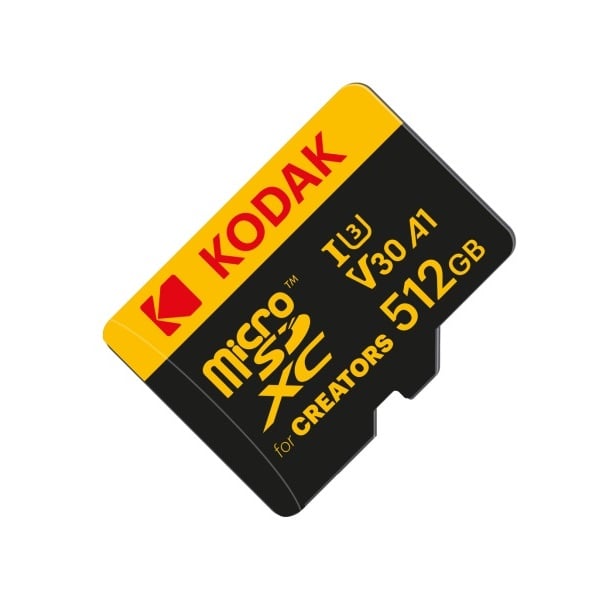 Kodak 柯達 V30 Creator系列 Class 10 UHS I U3 (with adaptor) microSD 記憶卡(512GB)