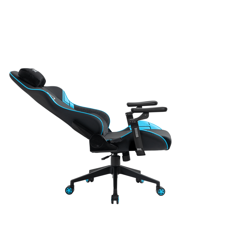 C255B Zenox Saturn MK-2 人體工學高背電競椅(5D 扶手)(Leather/Sky Blue)