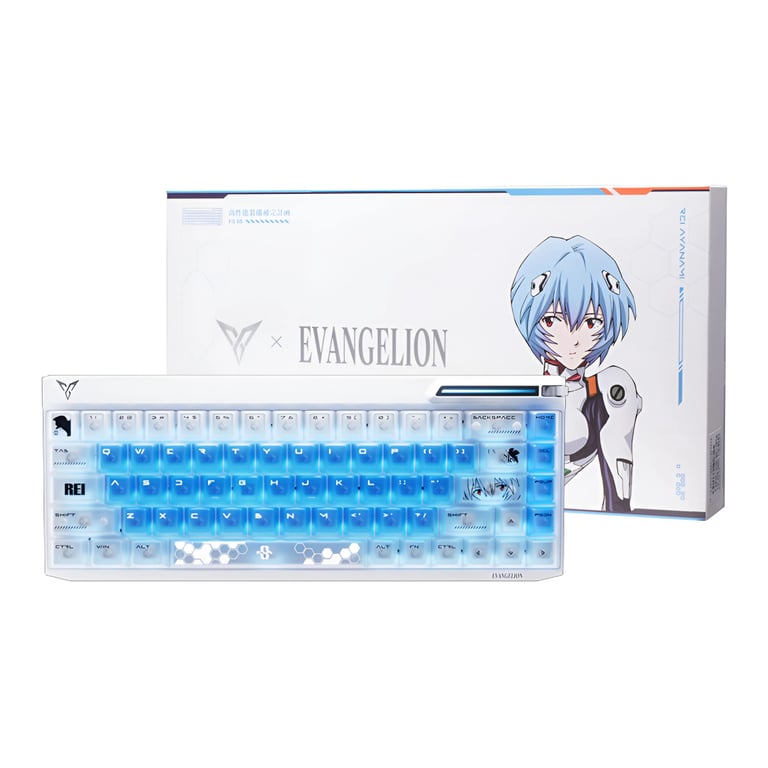 FLYDIGI FS68 多霍爾磁軸有線遊戲鍵盤(EVA綾波零)