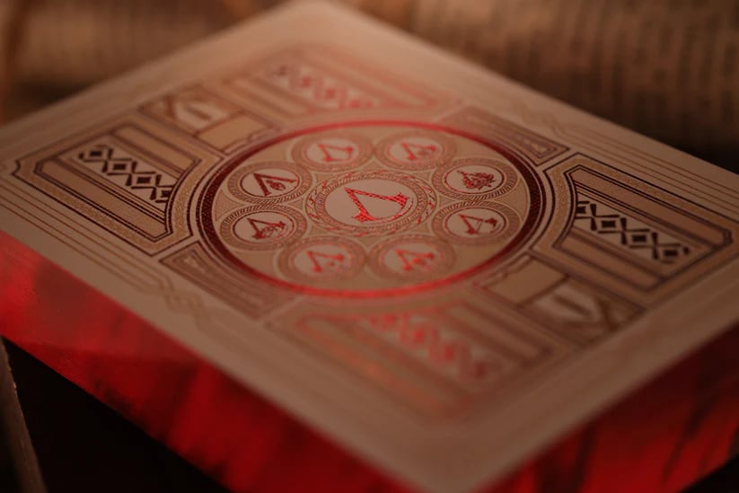 Room One Cards《Assassins Creed Legacy Ver. II》Playing Cards 啤牌(Garnet Signature Edition)