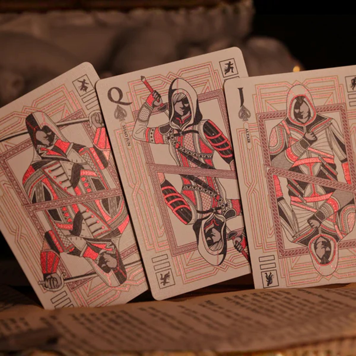 Room One Cards《Assassins Creed Legacy Ver. II》Playing Cards 啤牌(Garnet Hidden Blade Edition)