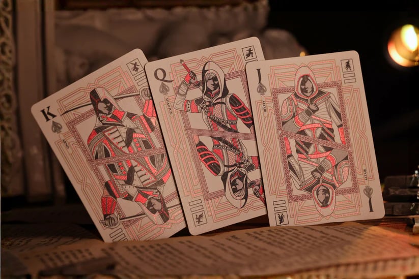 Room One Cards《Assassins Creed Legacy Ver. II》Playing Cards 啤牌(Garnet Hidden Blade Edition)