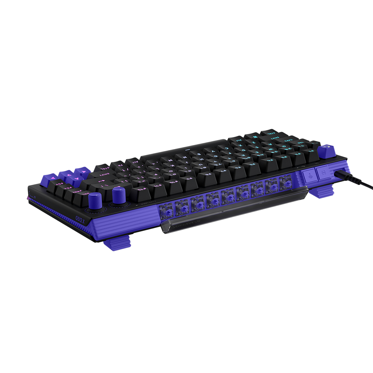 Logitech G512 X 75 類比機械雙軸有線電競鍵盤(75鍵-線性軸-黑色)