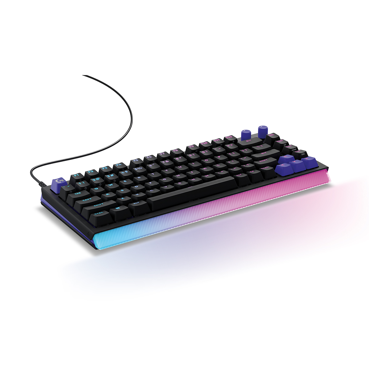 Logitech G512 X 75 類比機械雙軸有線電競鍵盤(75鍵-線性軸-黑色)
