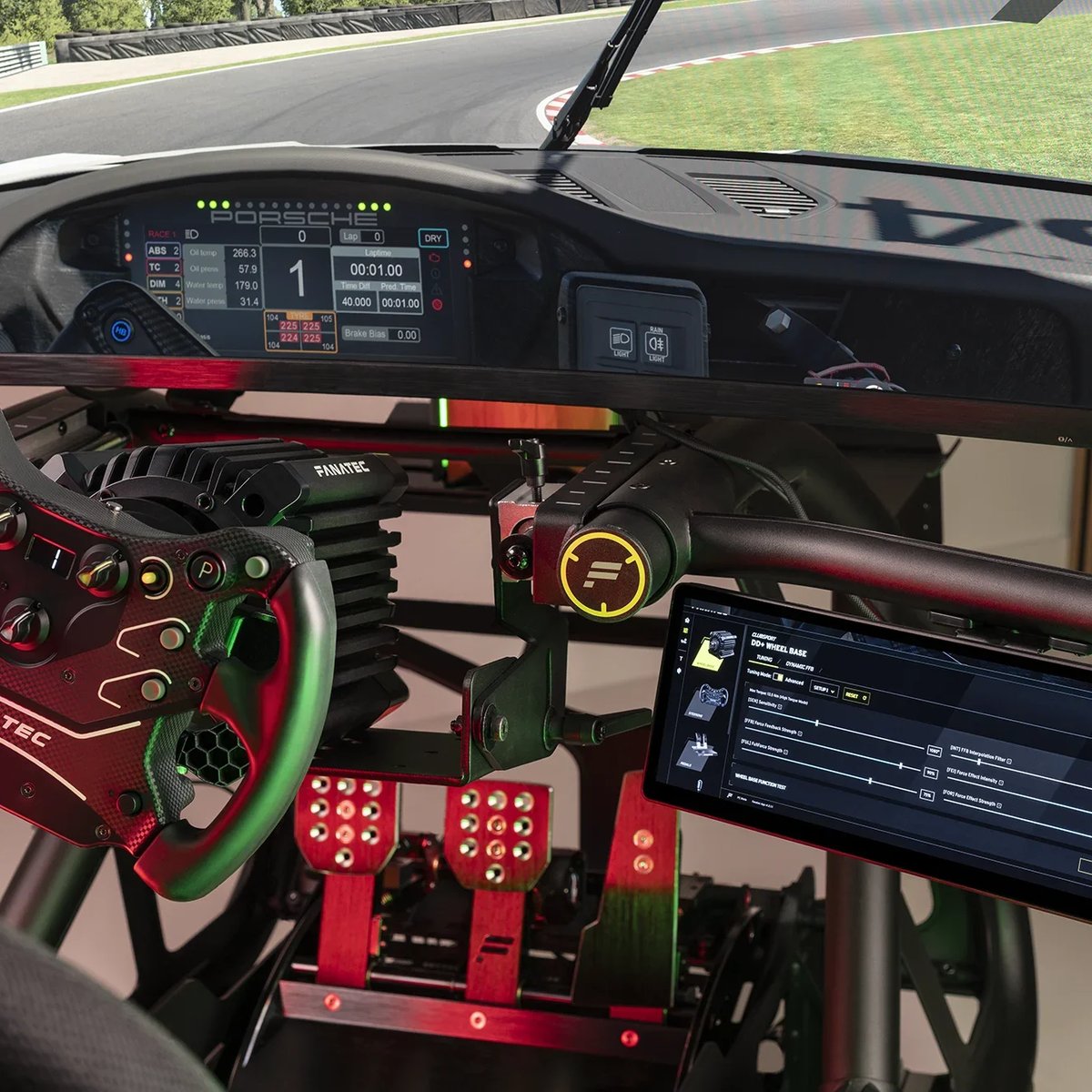 Fanatec Xeneon Edge安裝座套裝 (可安裝於Fanatec基座 或 Fanatec Clubsport車架上)