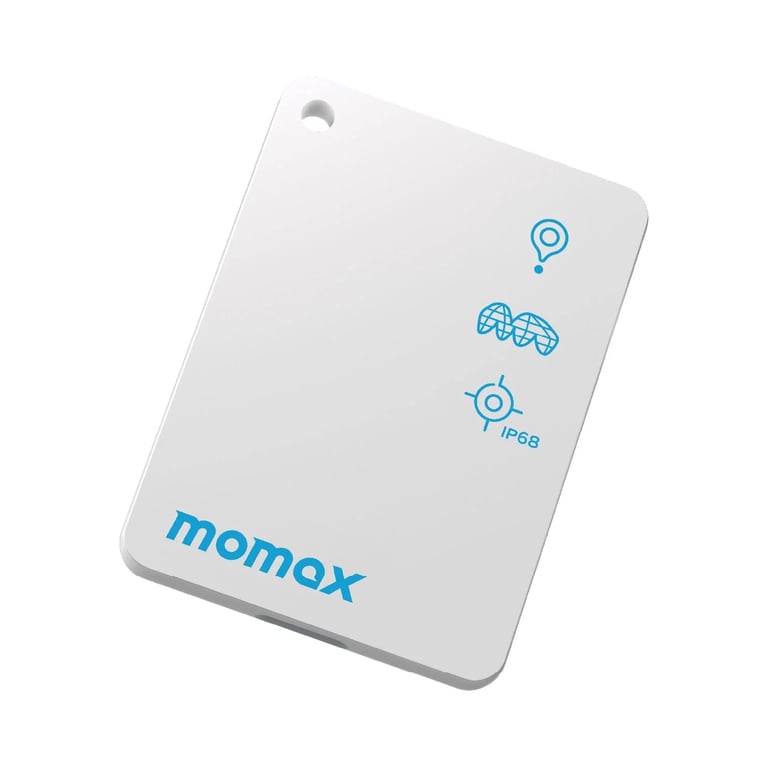 MOMAX PinCard² X Mini 可充電迷你全球定位器(BR22)(白色)