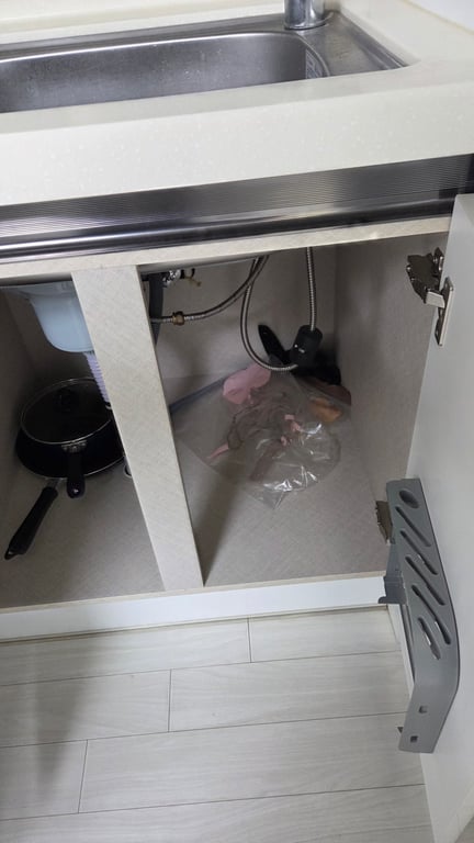 싱크대 하부장 정리부터 세탁실까지 깔끔하게! 사진 1