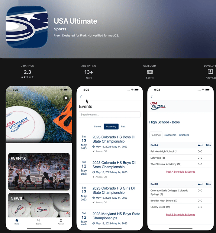 USA Ultimate Mobile App