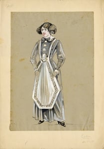 Studi di Piero Tosi per i costumi.
