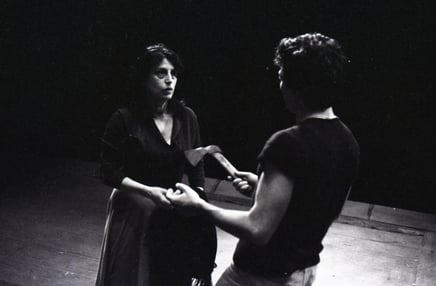 During rehearsals.