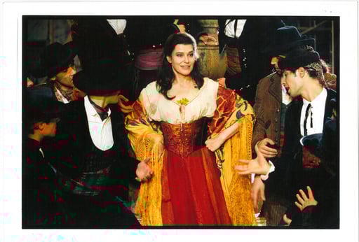 Zeffirelli directing Fanny Ardant. Fanny Ardant as Maria Callas performing “Carmen”.